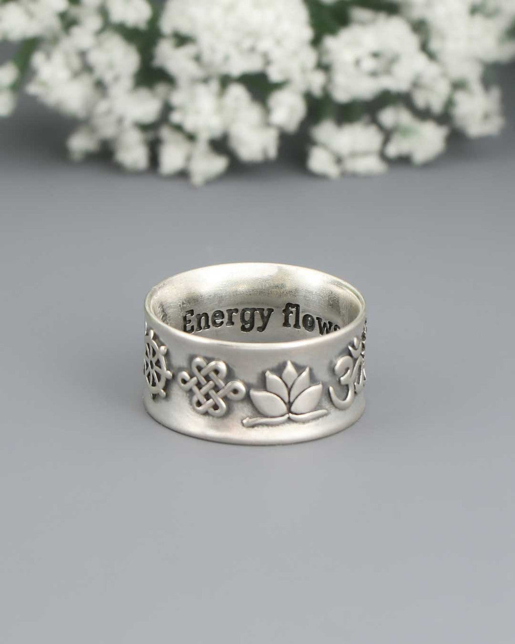 Meaningful Symbols Jewelry: Sterling Silver Or Silver Plated Ring