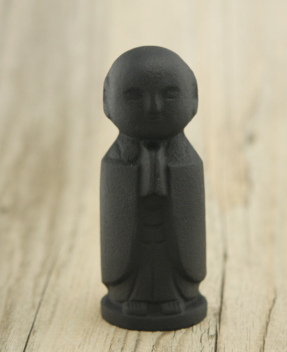 Cast Iron Praying Jizo Statue, Japan