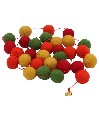 Handcrafted Felt Pom-Pom Garlands, Nepal