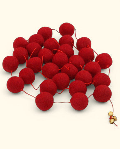Handcrafted Felt Pom-Pom Garlands, Nepal