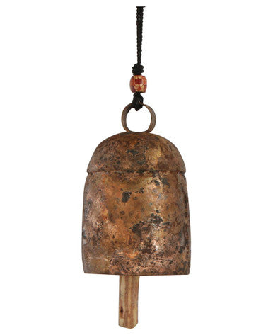 Traditional Indian Copper Cow Bells, Fair Trade