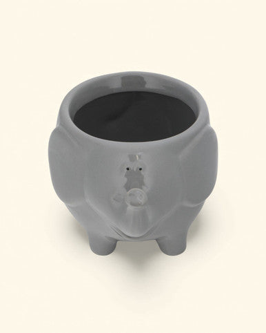 Whimsical Ceramic Animal Planters – Snail, Duck, Elephant, Dog, Sheep, or Owl (Assorted Sizes)
