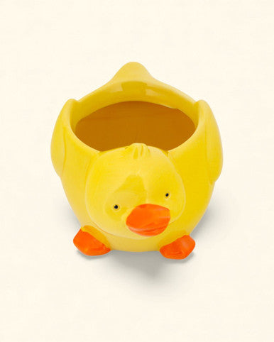 Whimsical Ceramic Animal Planters – Snail, Duck, Elephant, Dog, Sheep, or Owl (Assorted Sizes)