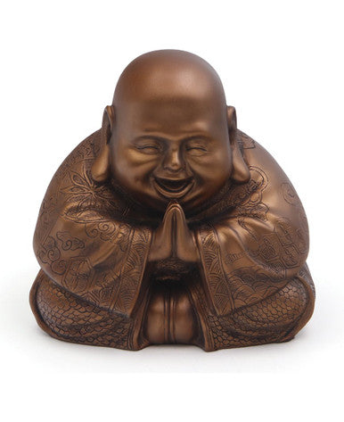 Majestic Praying Happy Buddha Statue