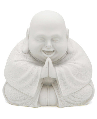 Majestic Praying Happy Buddha Statue