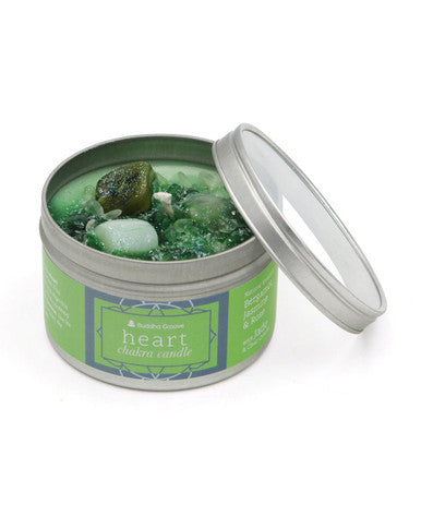 Chakra Gemstone Candles With Essential Oils