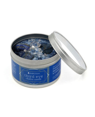 Chakra Gemstone Candles With Essential Oils