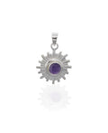 Sterling Silver Gemstone Chakra Pendants, Sold Individually