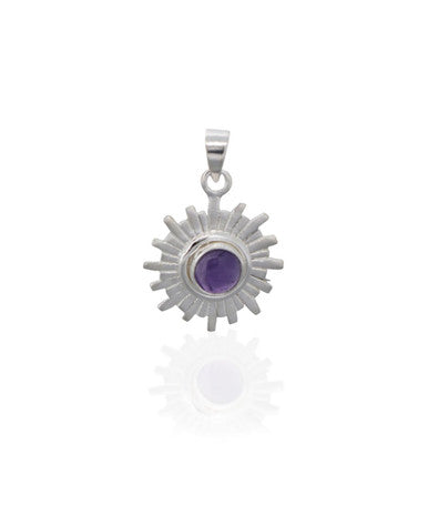Sterling Silver Gemstone Chakra Pendants, Sold Individually