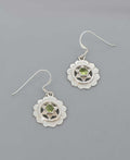 Sterling Silver and Gemstone Chakra Earrings