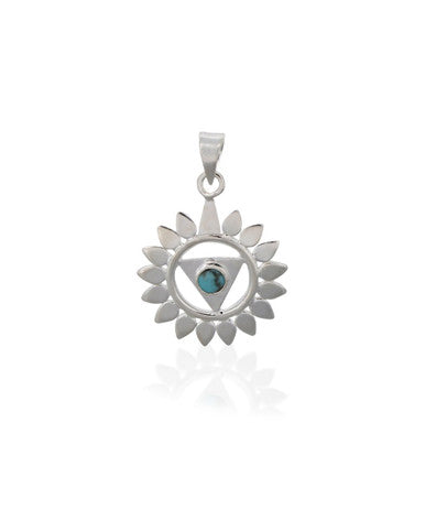 Sterling Silver Gemstone Chakra Pendants, Sold Individually