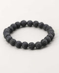 Stretch Lava Beads Adjustable Bracelet