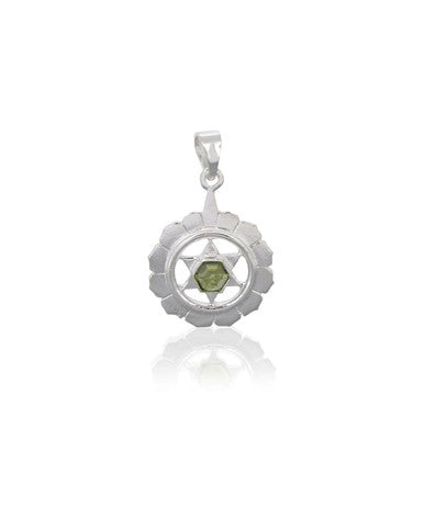 Sterling Silver Gemstone Chakra Pendants, Sold Individually