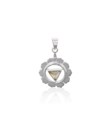 Sterling Silver Gemstone Chakra Pendants, Sold Individually