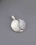 Sterling Silver Mother of Pearl Yin Yang Pendant