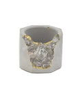 Small Gemstone and Concrete Air Plant or Tea-light Candle Holder