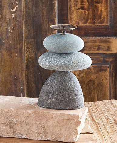 Zen Cairn Candleholders, Multiple Sizes