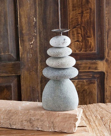 Zen Cairn Candleholders, Multiple Sizes