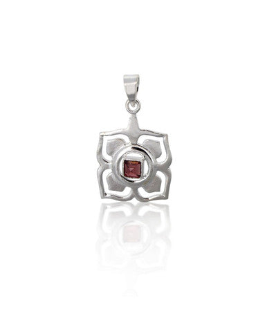 Sterling Silver Gemstone Chakra Pendants, Sold Individually