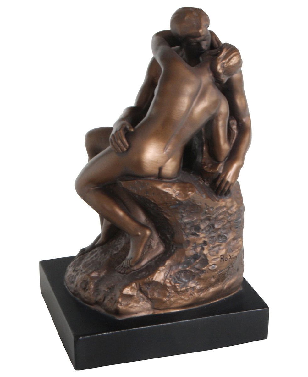 Museum Replica The Kiss by Rodin Bronze Finish Statue