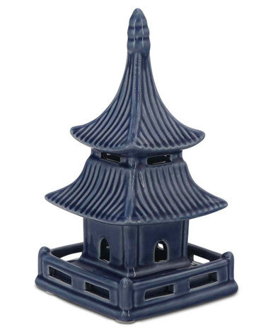 Zen-Inspired Porcelain Pagoda Sculptures