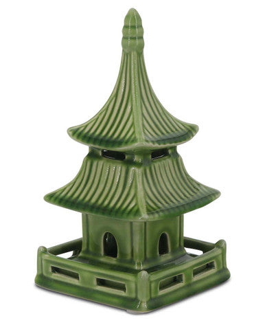 Zen-Inspired Porcelain Pagoda Sculptures