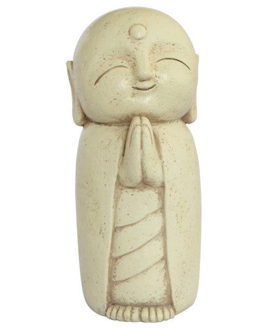 Peaceful Jizo Garden Statue, 8 Inches