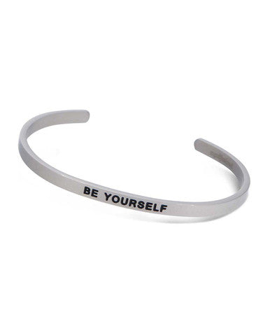 Be Brave, Be Bold, Be Yourself Stainless Steel Bracelet