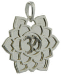Layered Chakra Pendants in Sterling Silver