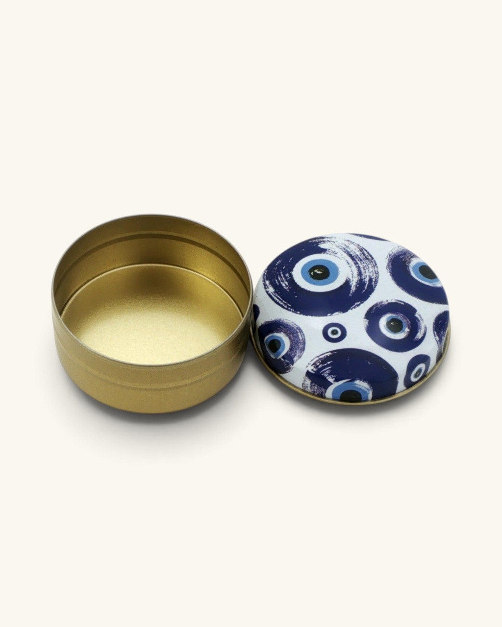 Evil Eye Metal Trinket Small Boxes, Set of 4