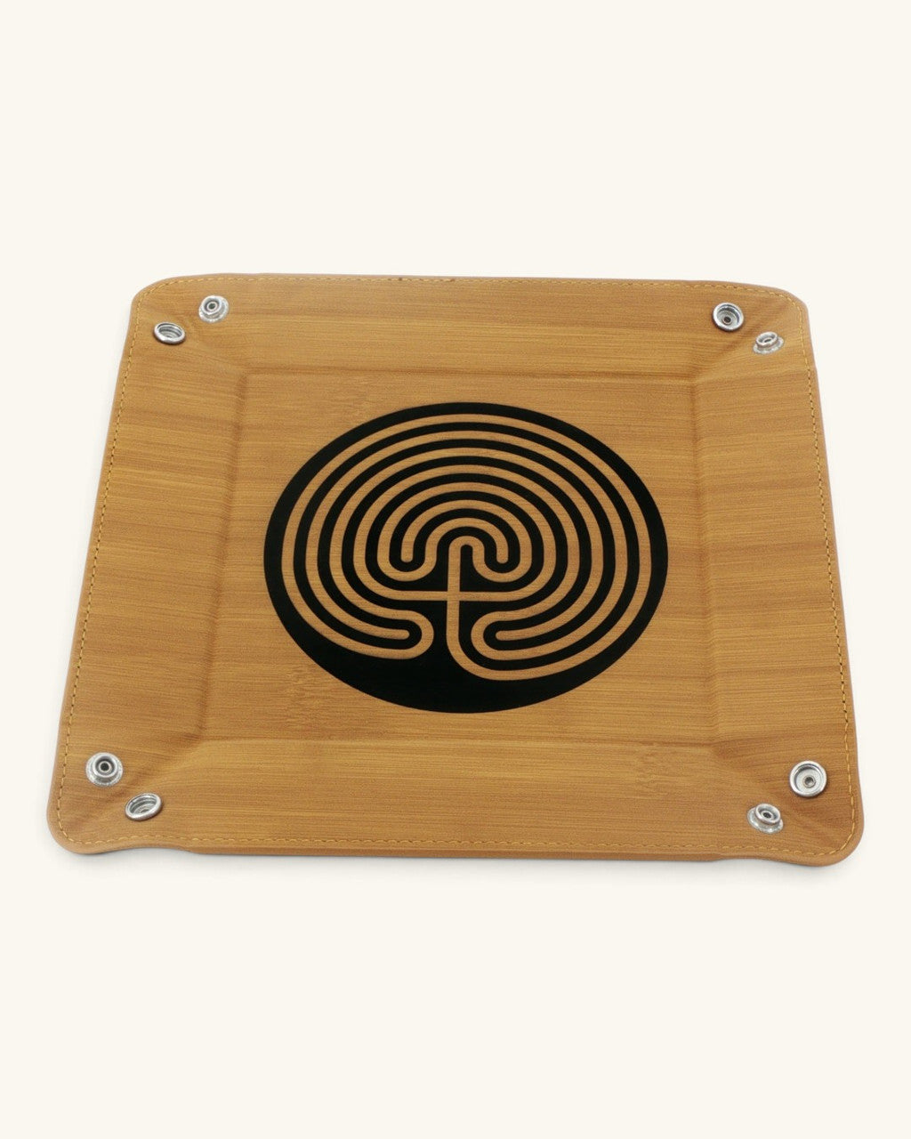Two-Sided Labyrinth Meditation Tray  With 7-Circuit & Chartres Designs