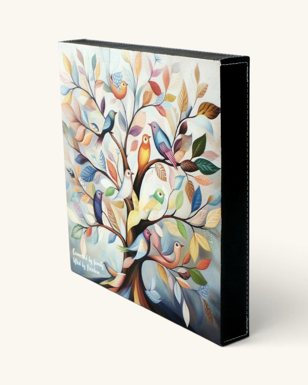 10x10 Inches Family Tree of Life Bird Wall Art