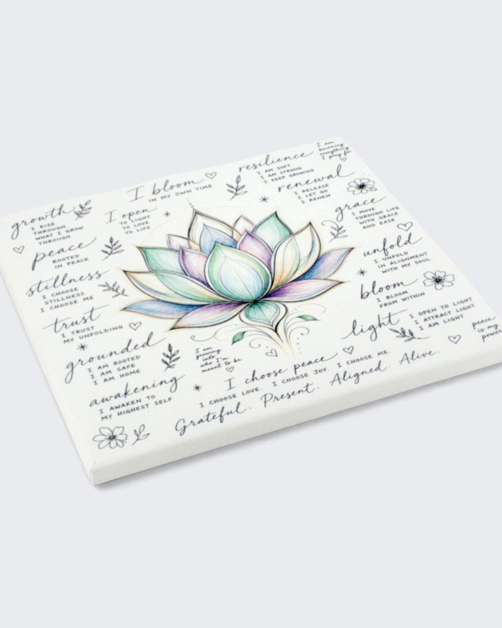Lotus Print wall canvas