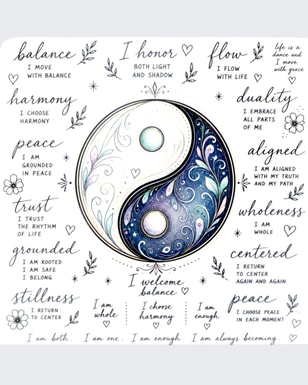 yin yang wall art