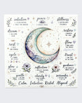 Moon phase wall art