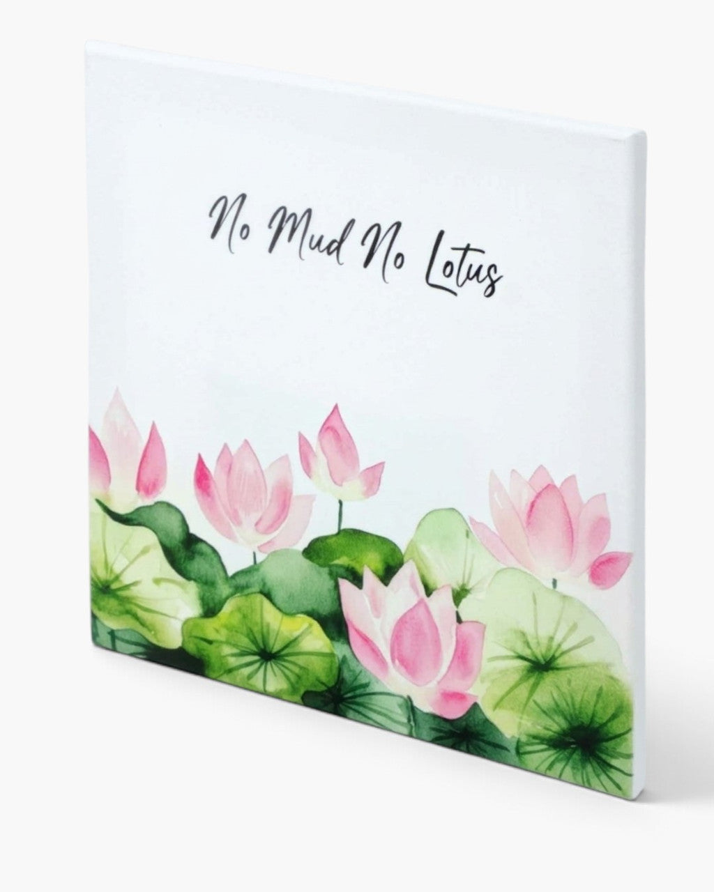No Mud No Lotus Canvas Print Wall Art