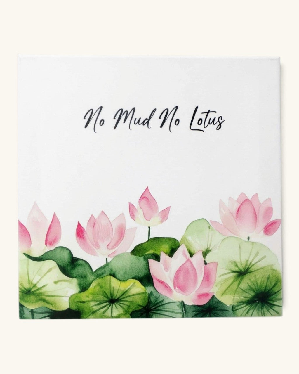 No Mud No Lotus Canvas Print Wall Art