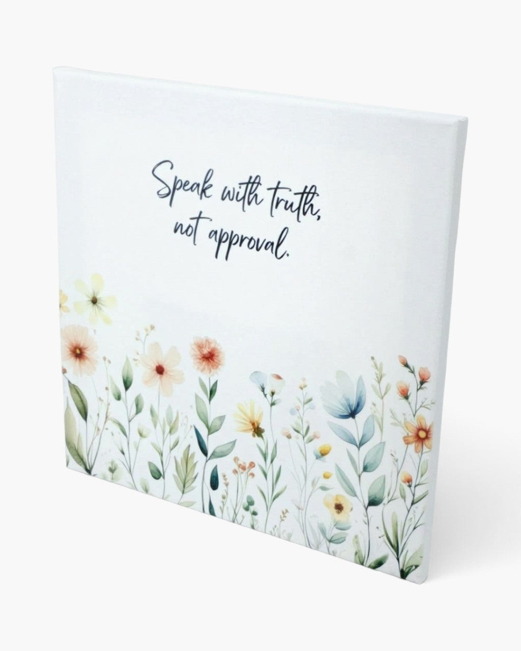 Speak With Truth Inspirational Canvas Print Wall Art