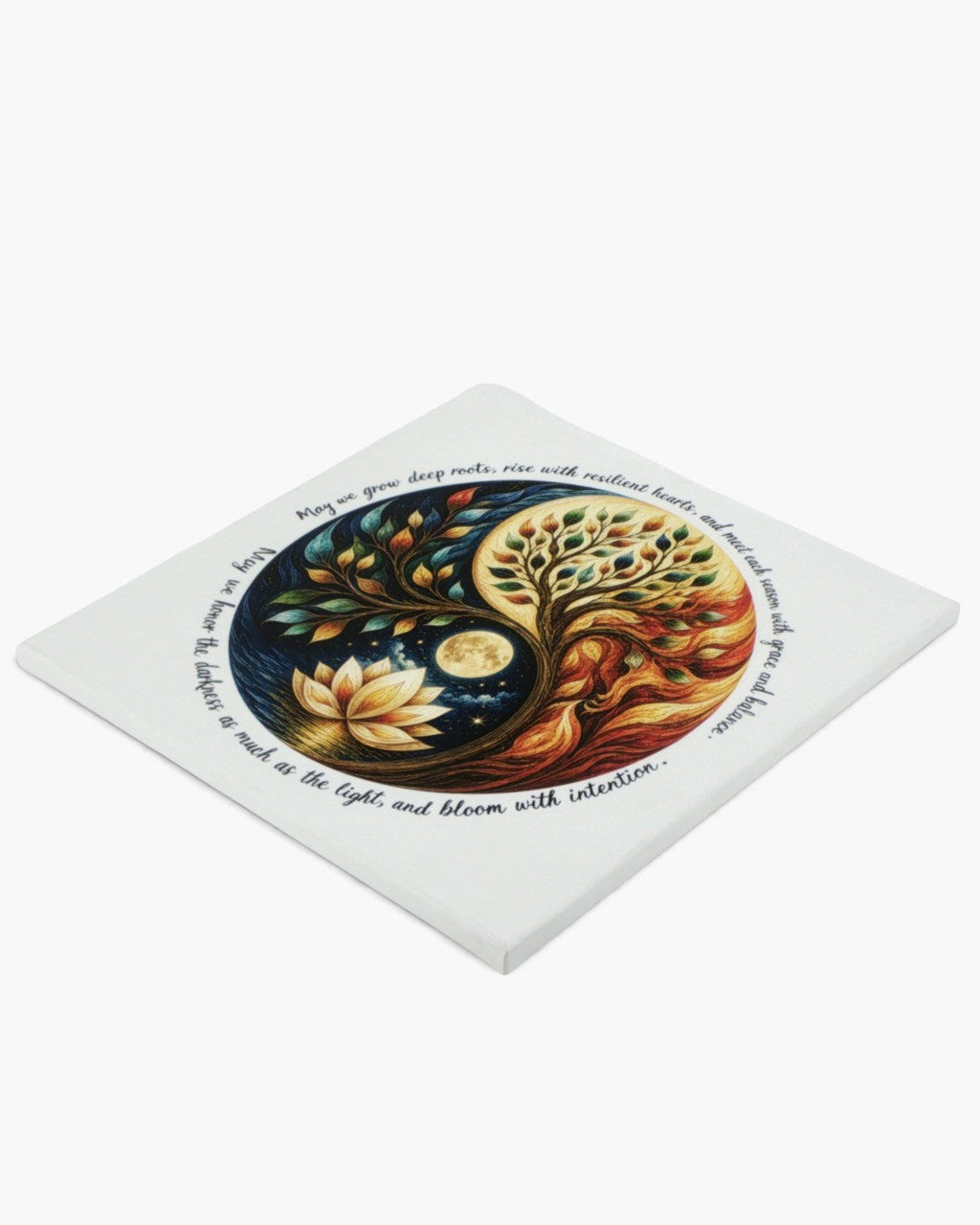 Day and Night Yin Yang Canvas Print  Wall Art