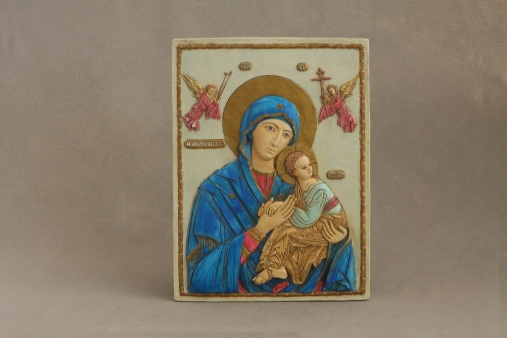 Our Lady of Perpetual Help Wall Plaque, 10.5 Inches