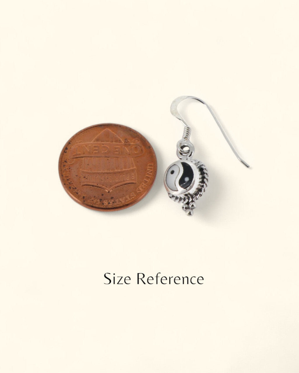 Dainty Yin Yang Earrings with Black Onyx and Mother of Pearl