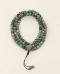 African Turquoise Beads With Picture Jasper Beads Counters Meditation Mala - Prayer Beads 6mm