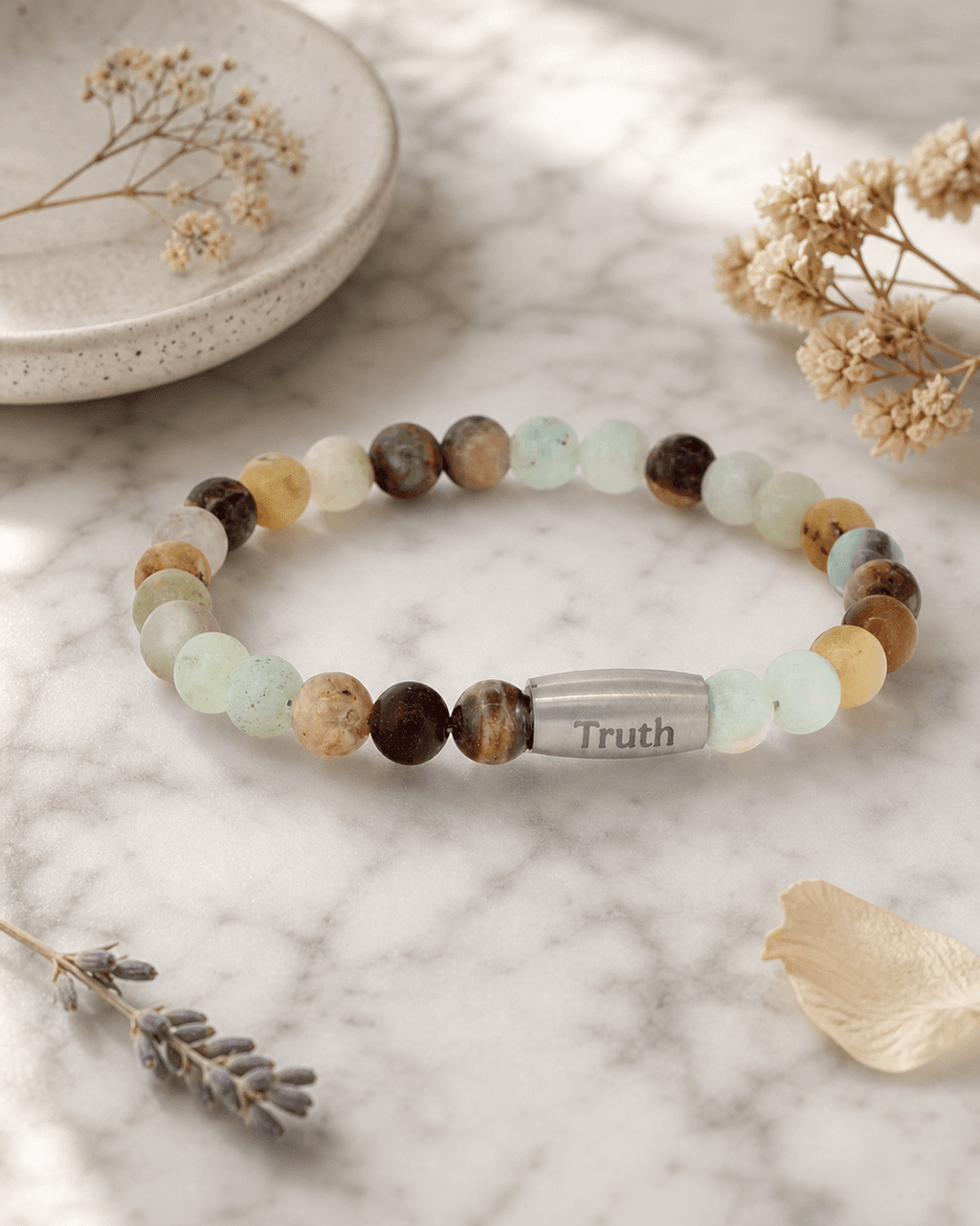 Amazonite Gemstone Bracelet - Bracelets 7"