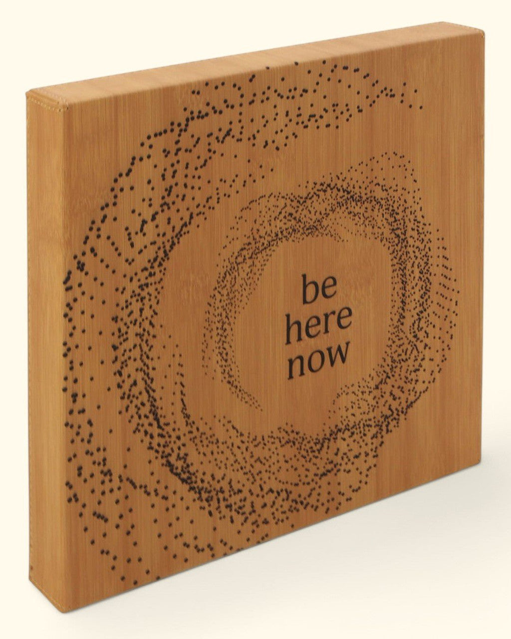 Artistic Dot Pattern Be Here Now Mindful Wall Hanging - Wind Chimes