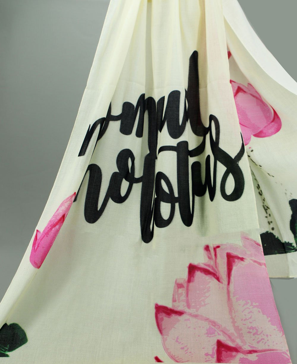 Artistic Print No Mud No Lotus Scarf - Scarves