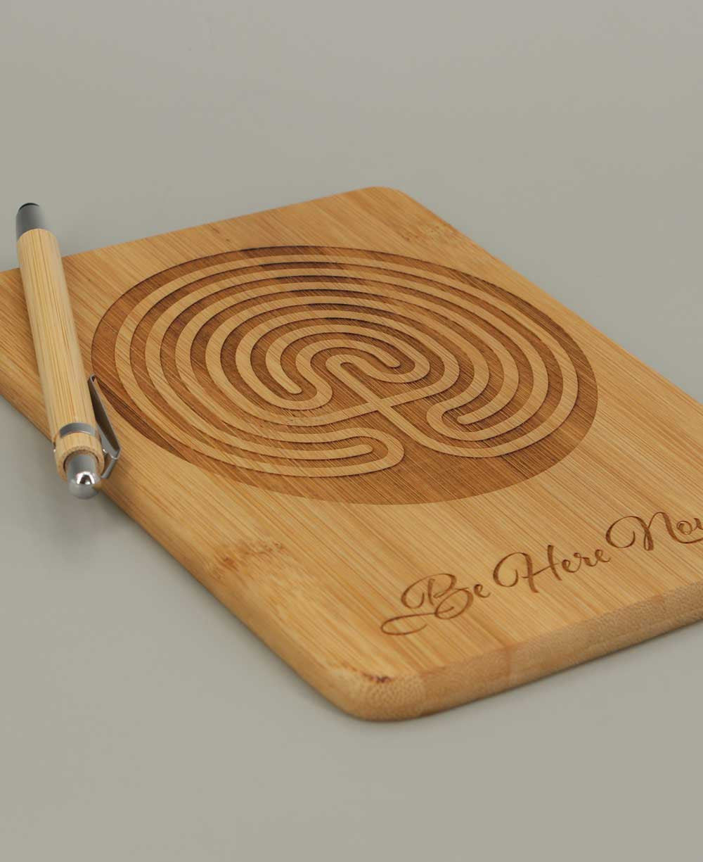 Be Here Now Seven Circles Design Bamboo Meditation Labyrinth - Media