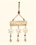 Breathe Fairtrade Triple Lotus Wall Hanging - Wind Chimes