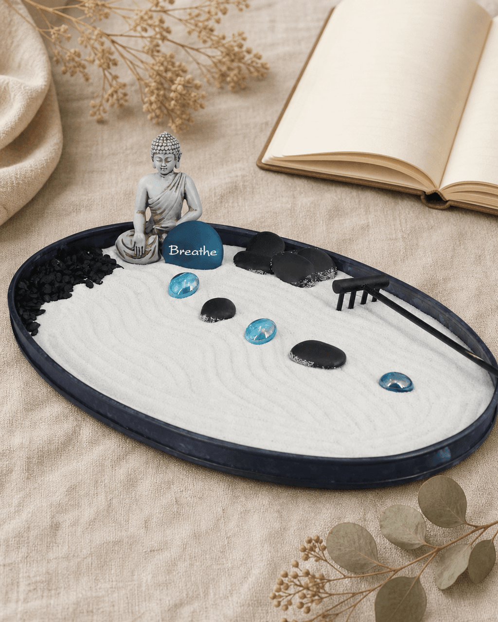 Breathe Stone Buddha Meditation Zen Garden - Zen Garden