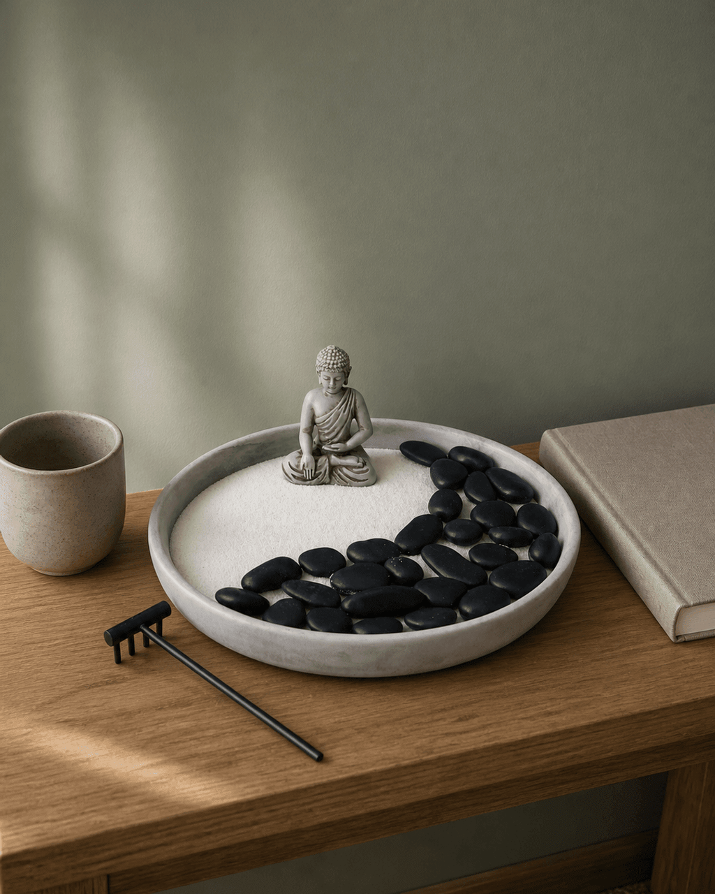 Buddha Yin Yang Meditation Zen Garden - Zen Garden