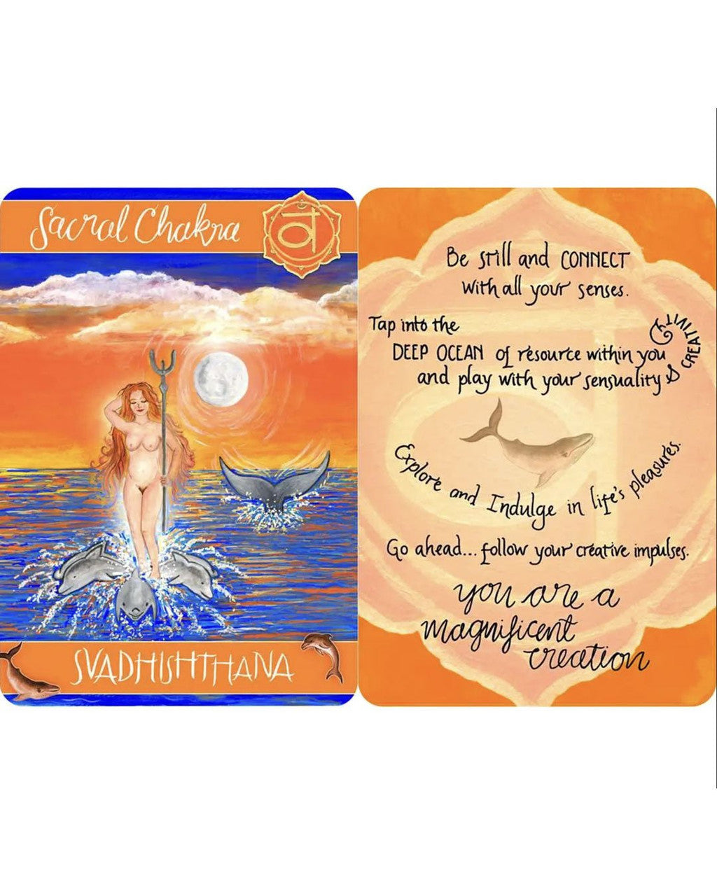 Chakra Cards for Belief Change – 56 - Card Affirmation Deck with Guidebook - Educational flash cards